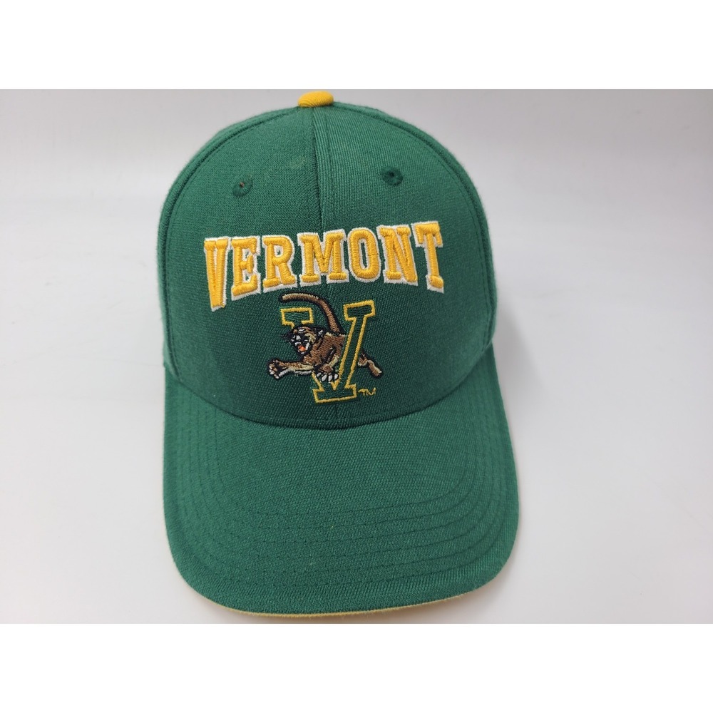 Youth University of Vermont Catamounts Adidas Adjustable Hat Cap Boys NCAA Green